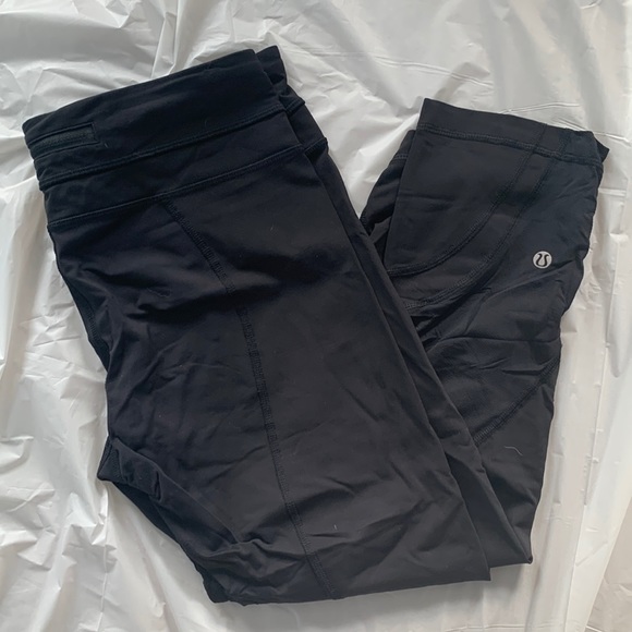 lululemon athletica Pants - Lululemon inspire crop black size 8